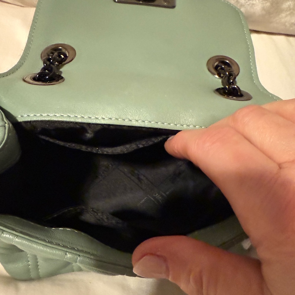 Longchamp Quilted Mint Crossbody Bag - Picture 2 of 5